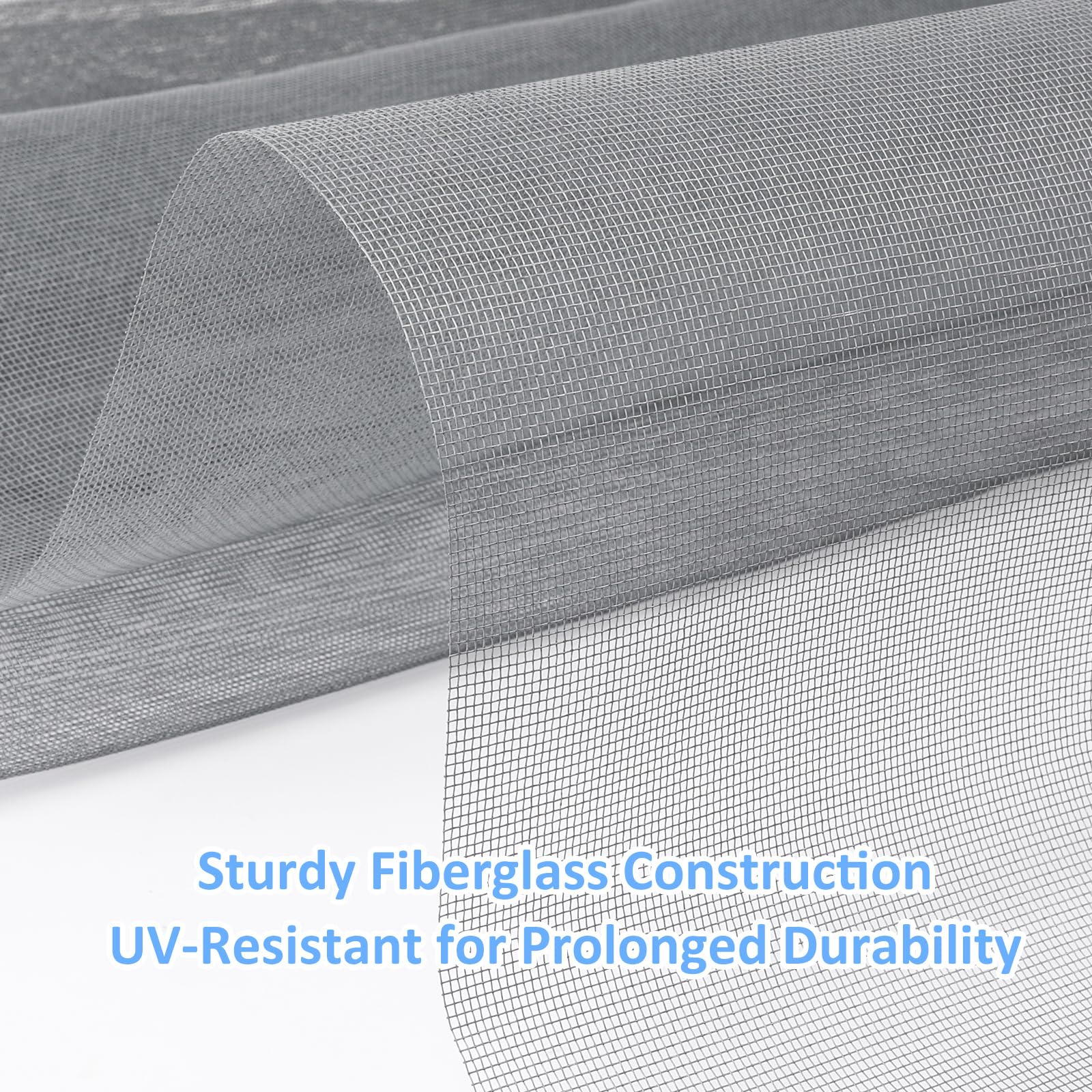 Snapklik.com : 40"x118" Window Screen Mesh, Fiberglass Window Screen ...