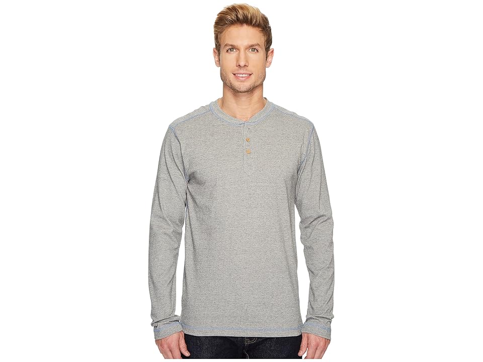 

Vintage 1946 Rib Henley (Charcoal) Men's Long Sleeve Pullover