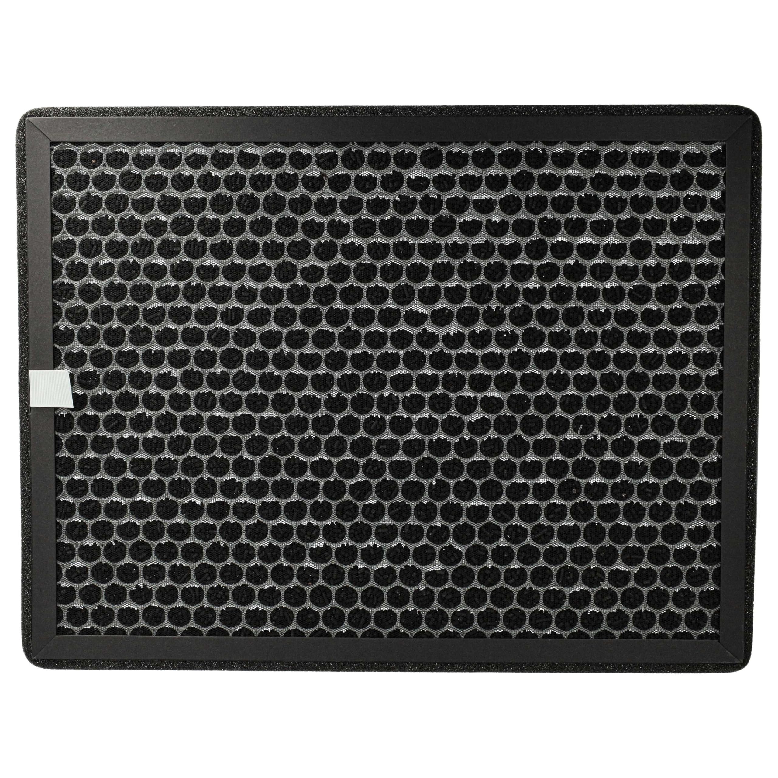 vhbw Zestaw filtrów (3 sztuki) kompatybilny z Philips AC2889/10 oczyszczacz powietrza - filtr z węglem aktywnym, element nawilżający, filtr HEPA