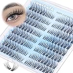 PHKERATA Wispy Lash Clusters Natural Eyelash Clusters 7-15 mm C Curvature Eyelash Clusters Lashes 144 pcs Wispy Cat Eye Individual Lashes Clusters DIY Eyelash Extensions