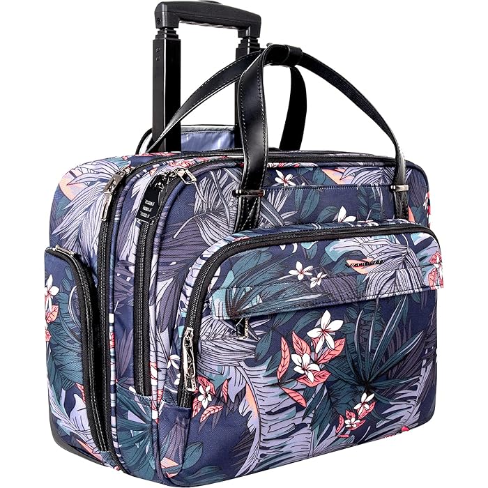 Buy Rolling Laptop Case with Wheels, Premium Rolling Travel Luggage Bag