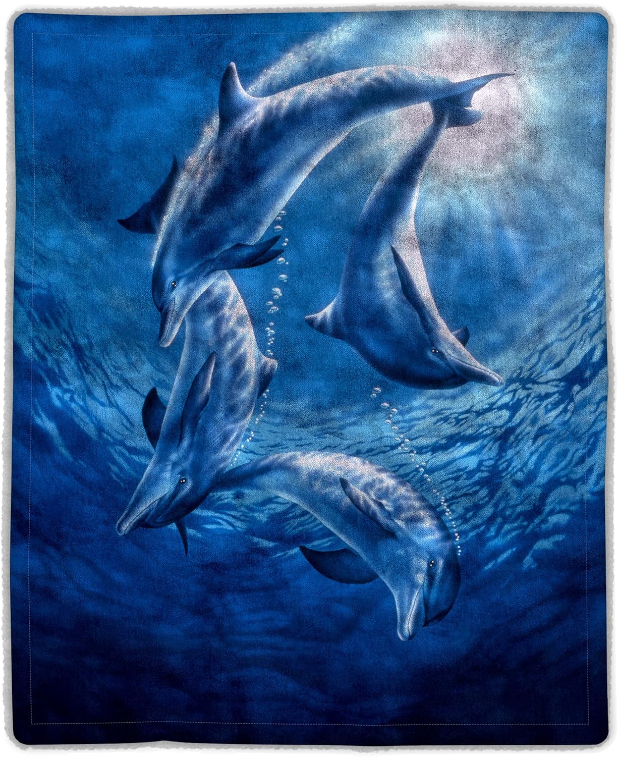 Bedford Home Sherpa Fleece Throw Blanket, Machine Washable