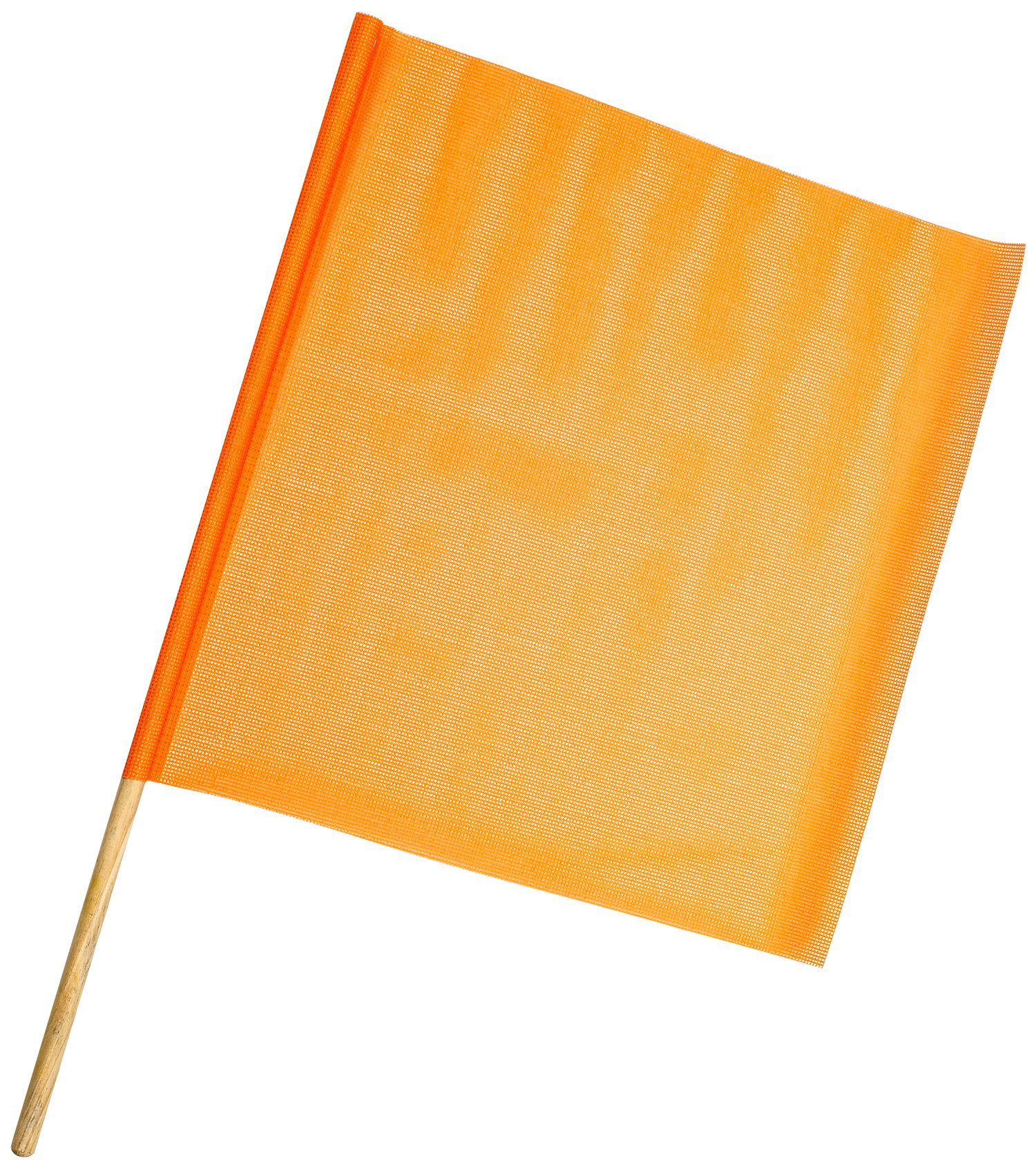 Mutual Industries 14975-30-24 Heavy-Duty Mesh Safety Traffic Warning Flag, 24