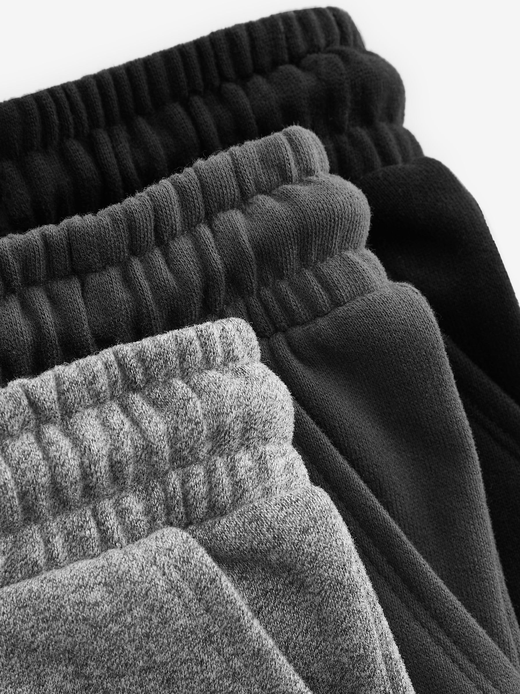 NEXT Niños Pack de 3 Pantalones de chándal Suaves