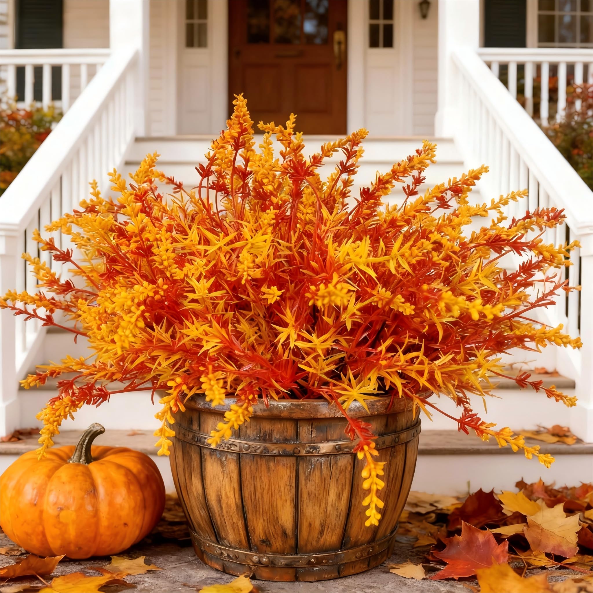 Geegoods 16 Bundles Fall Flowers