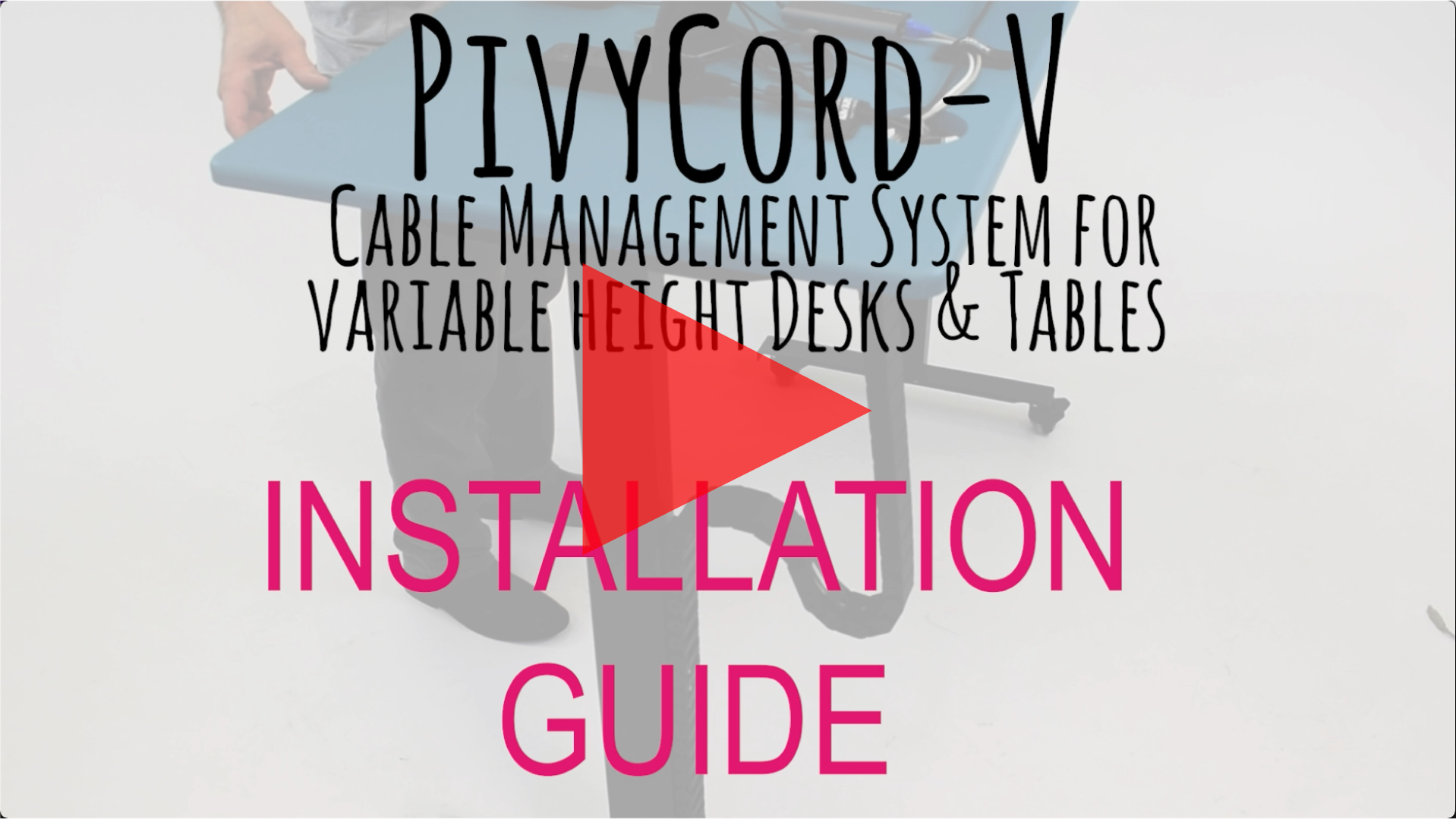 Snapklik.com : Quality Clever PivyCord-V Flex Chain Raceway Cable Management Solution For Sit ...