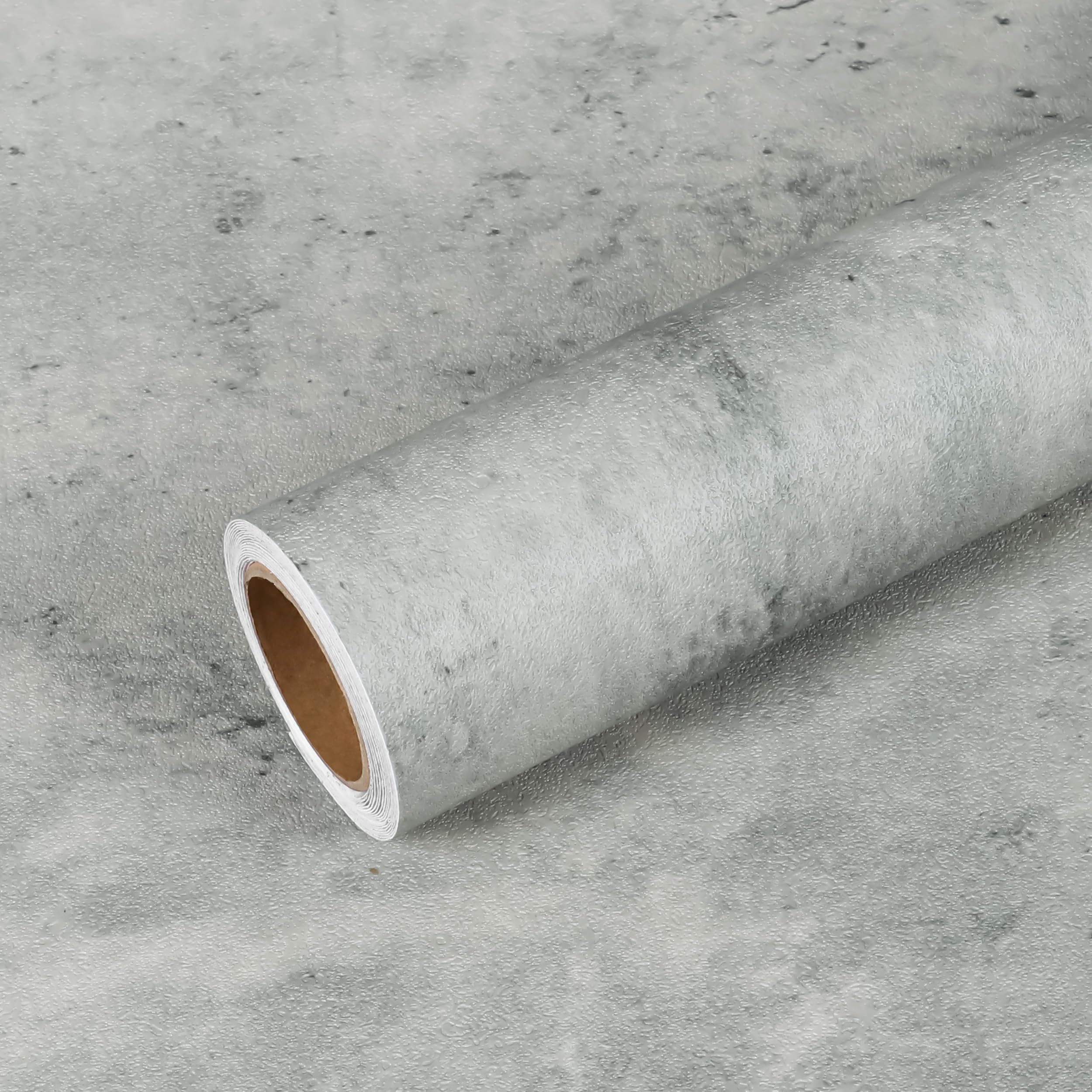 Papier peint béton autocollant en vinyle amovible 40x200cm effet vieilli