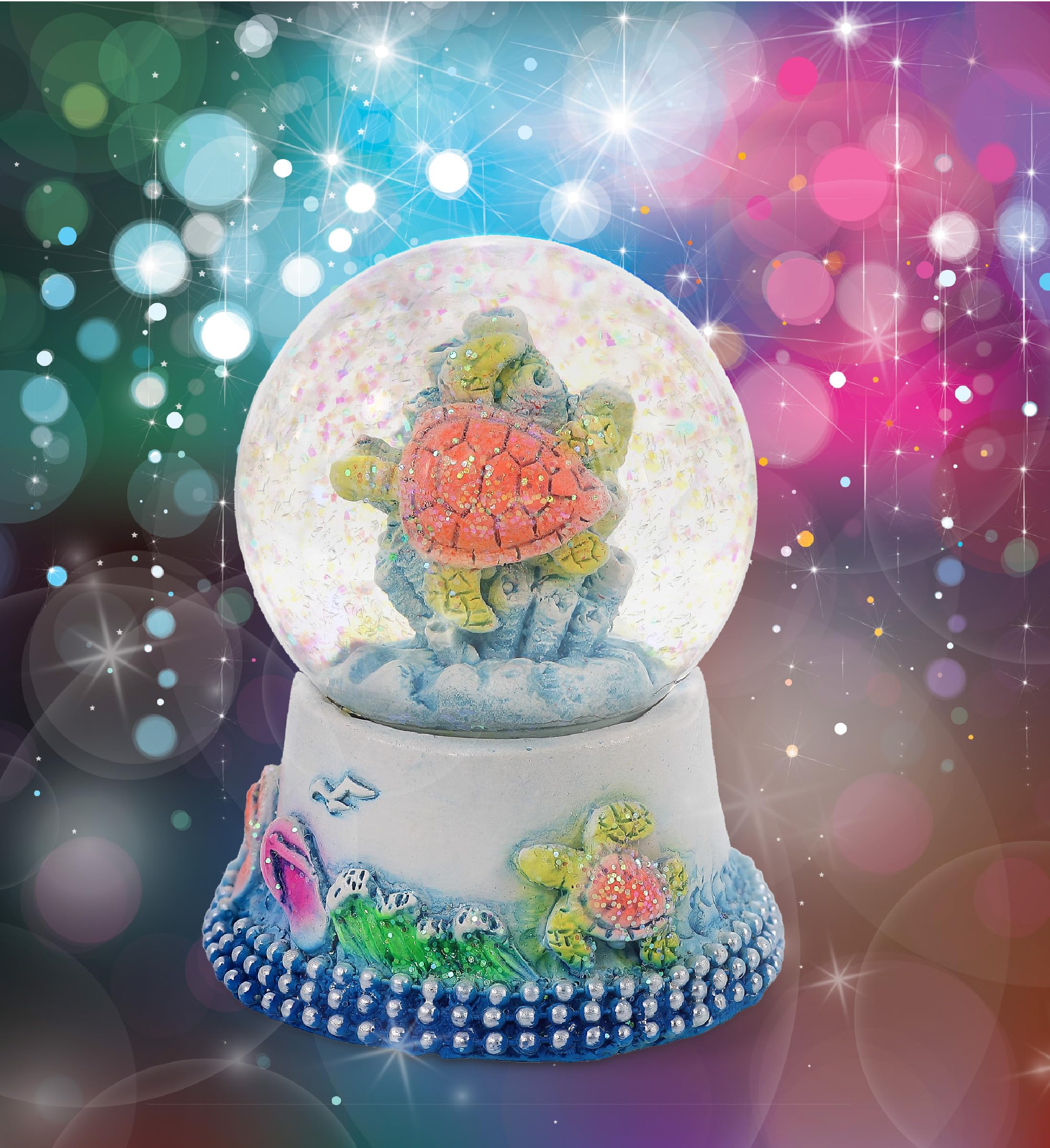 置物 CoTa Global Sea Turtle  Globe Decor Amazon.com: CoTa Global Sea Turtle Neon Snow Globe Decor - Elegant
