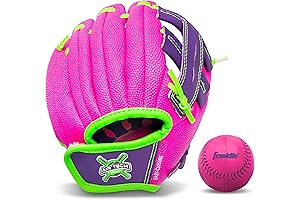 Franklin Sports Air Tech Adapt Series Teeball Glove for 6-Year-Old Right-Handed Throwers