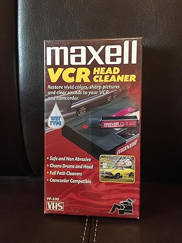 Maxell Wet Type VCR Head Cleaner