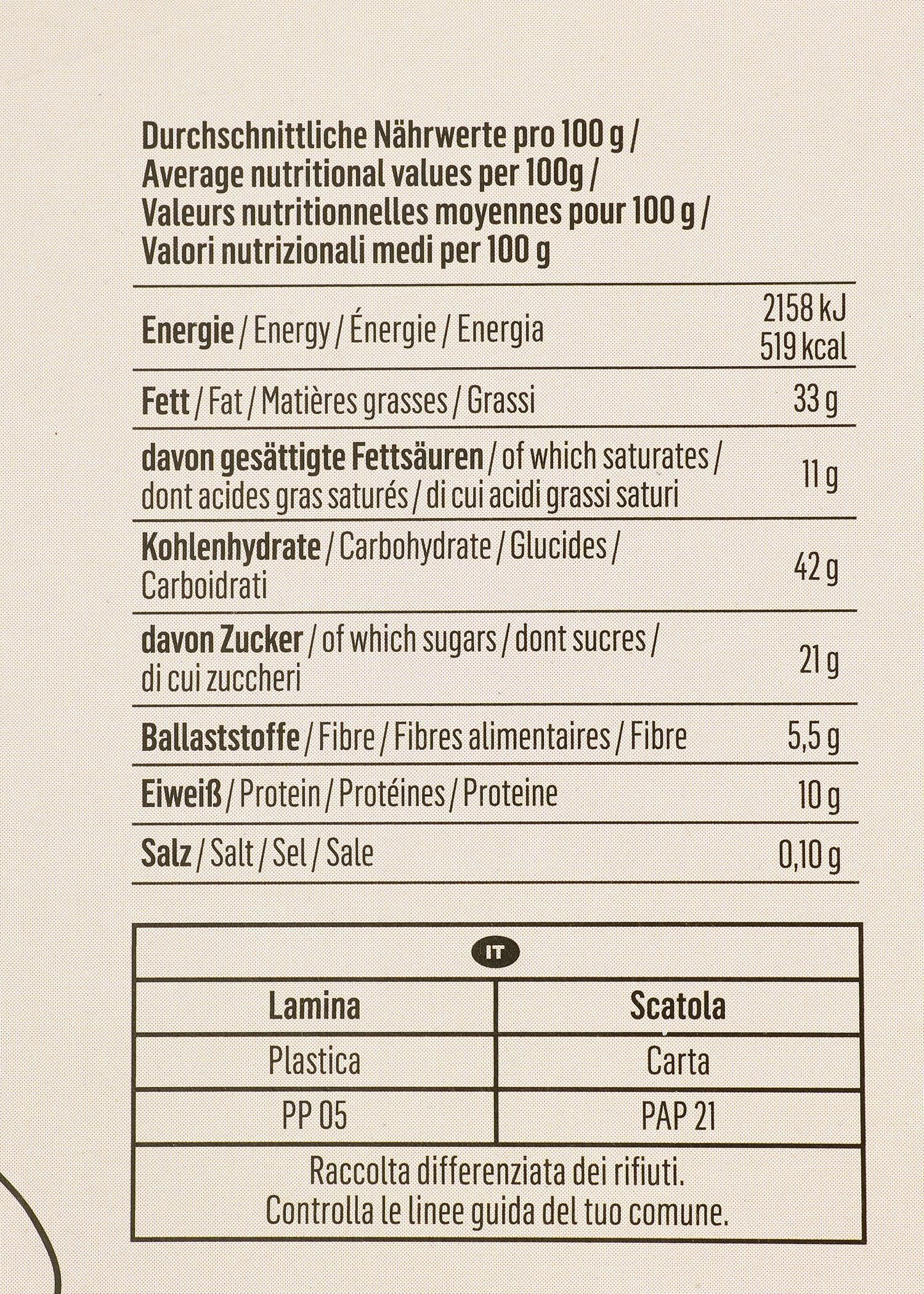 KoRo - Biscotto al pistacchio bio | 12 x 50 g - senza glutine e vegan - con cioccolato bianco, anacardi e pistacchi - qualità bio