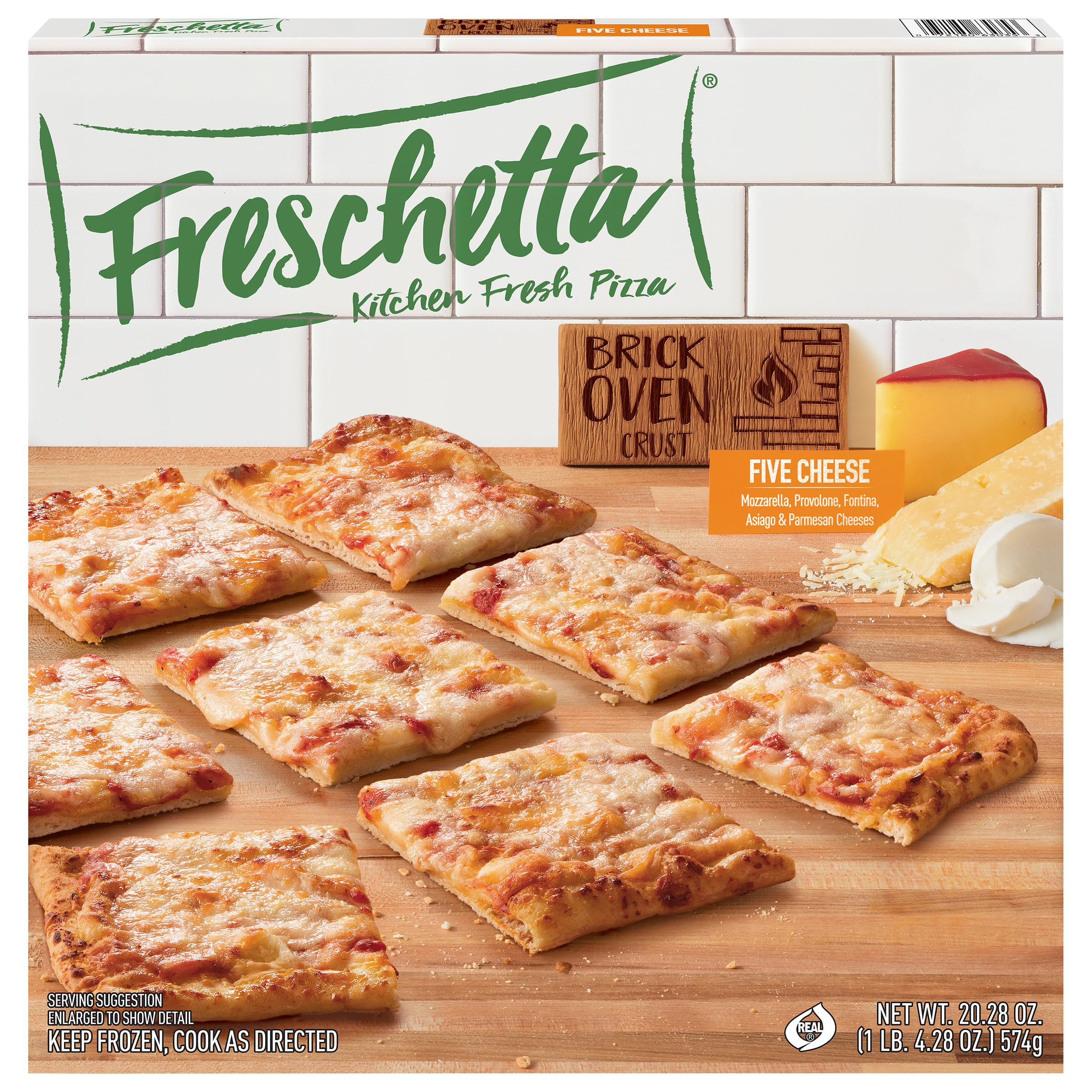 Amazon.com: Freschetta, 5 Italian Cheese Brick Oven Pizza, 20.28