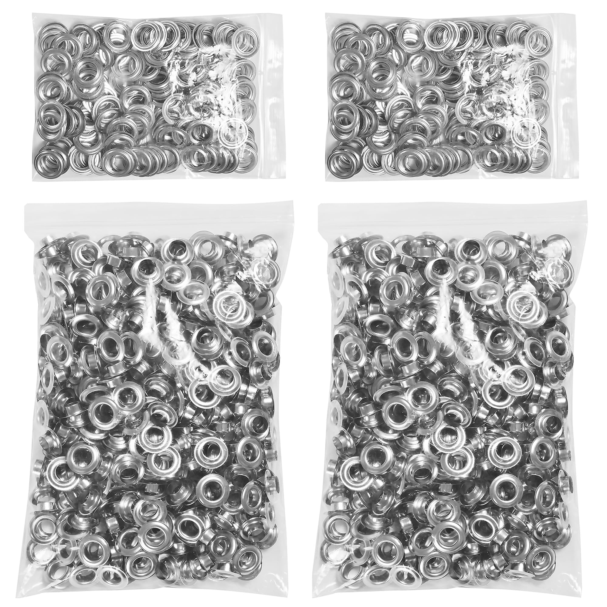Gold Grommets 1000pcs - Durable Washers & Grommets Kit -12 Gold Grommets 1000pcs - Durable Washers & Grommets Kit -12