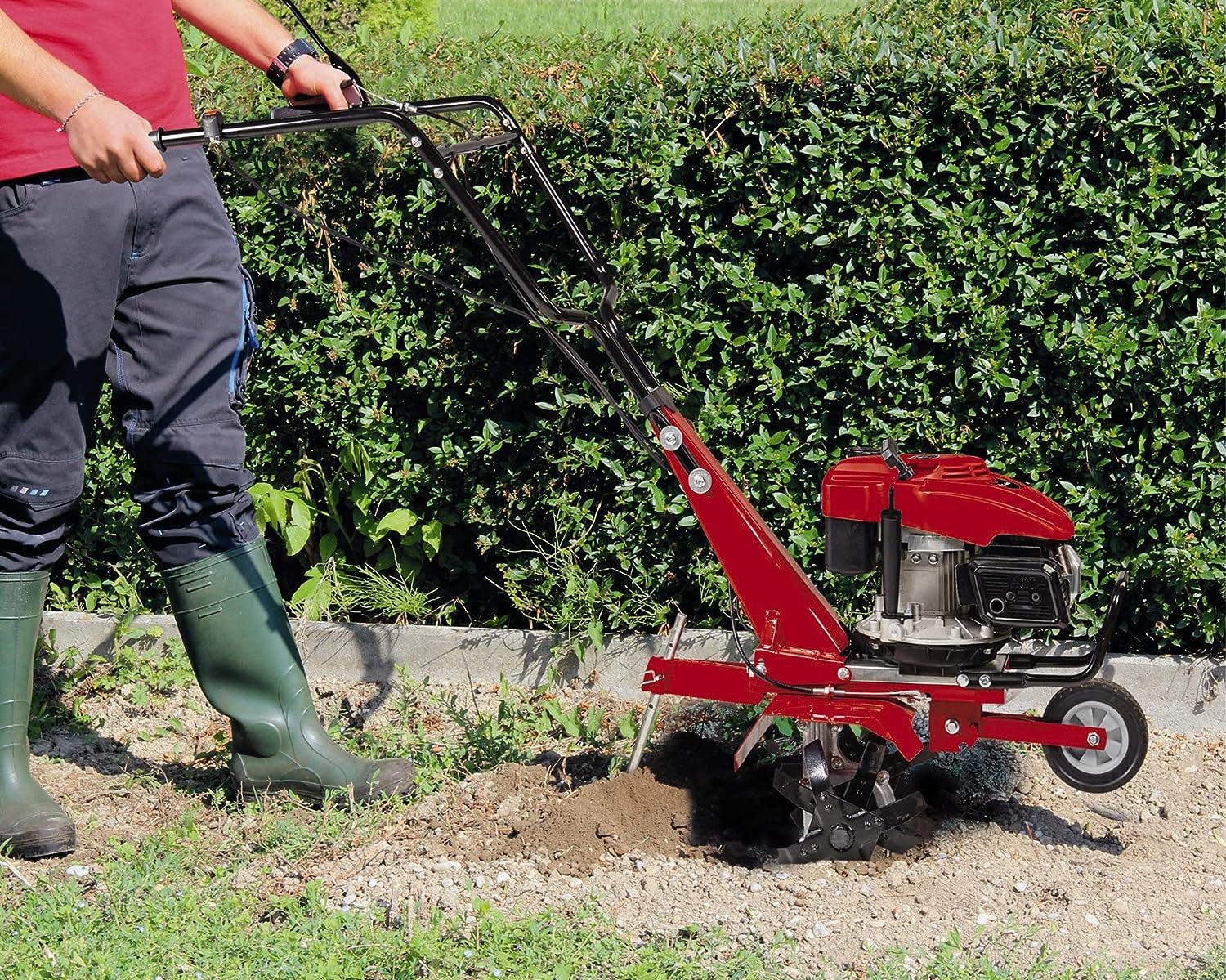 Einhell Motobineuse Thermique GC-MT 2236 (2.2 KW, Profondeur de Travail Jusqu’à 220 mm, Moteur 4 Temps)