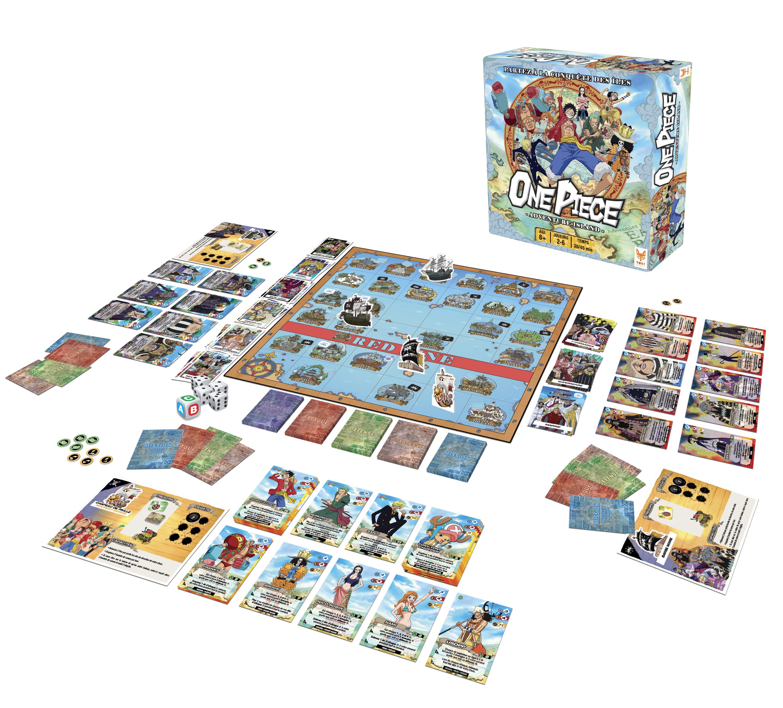 WINNING MOVES - Quiz One Piece - 500 Domande Illustrate - Gioco Da Tavolo In Viaggio Per 2+ Giocatori - Versione Francese - 4