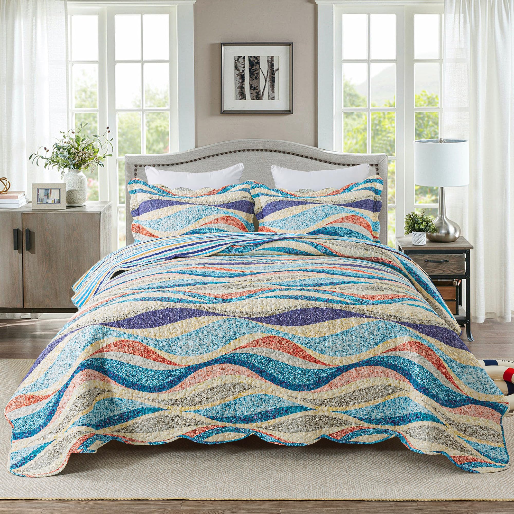 HoneiLife Beach Quilt Set