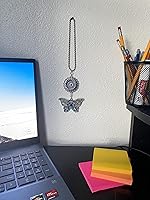 Vista 4 de LUCKBOOSTIUM Car Charm Evil Eye Keychain & Protection, Evil Eye Car Hanging Ornament, Home and Rear View Mirror Accessories