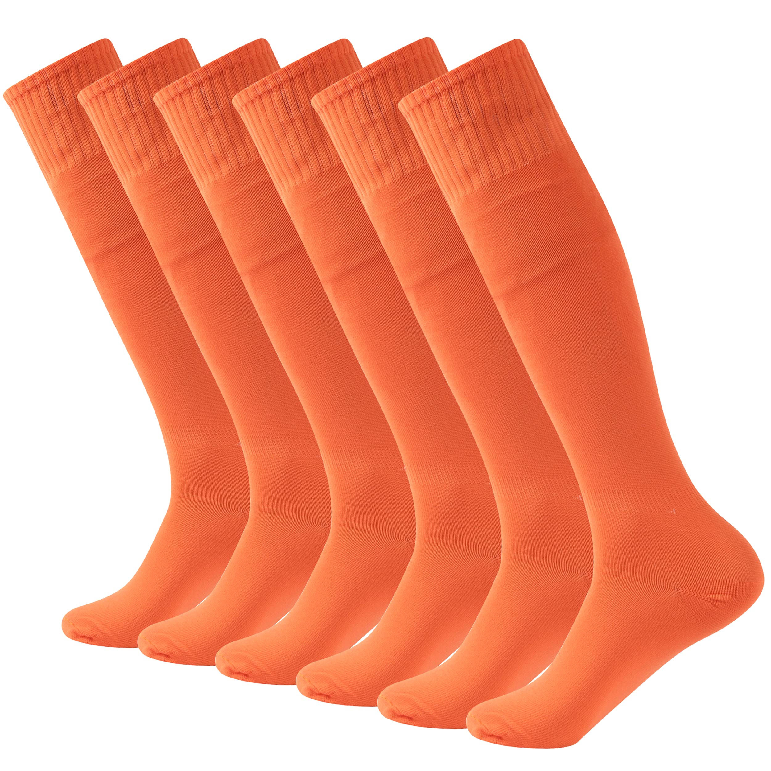 Soccer Socks Knee High for Baseball Softball Football 2/6/12 Pairs
