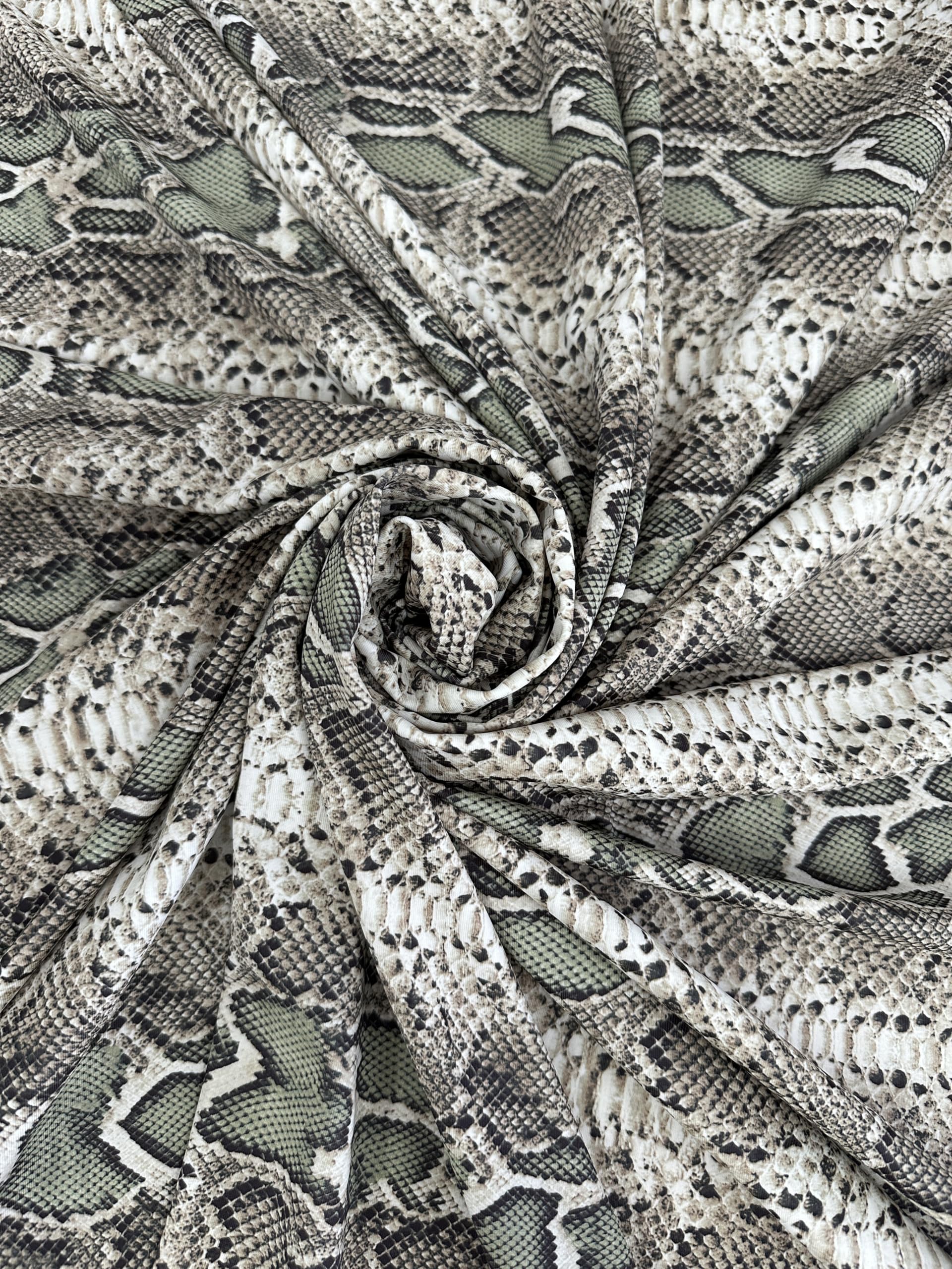 Snake Print Nylon Open Hem Pants sfs 最安価