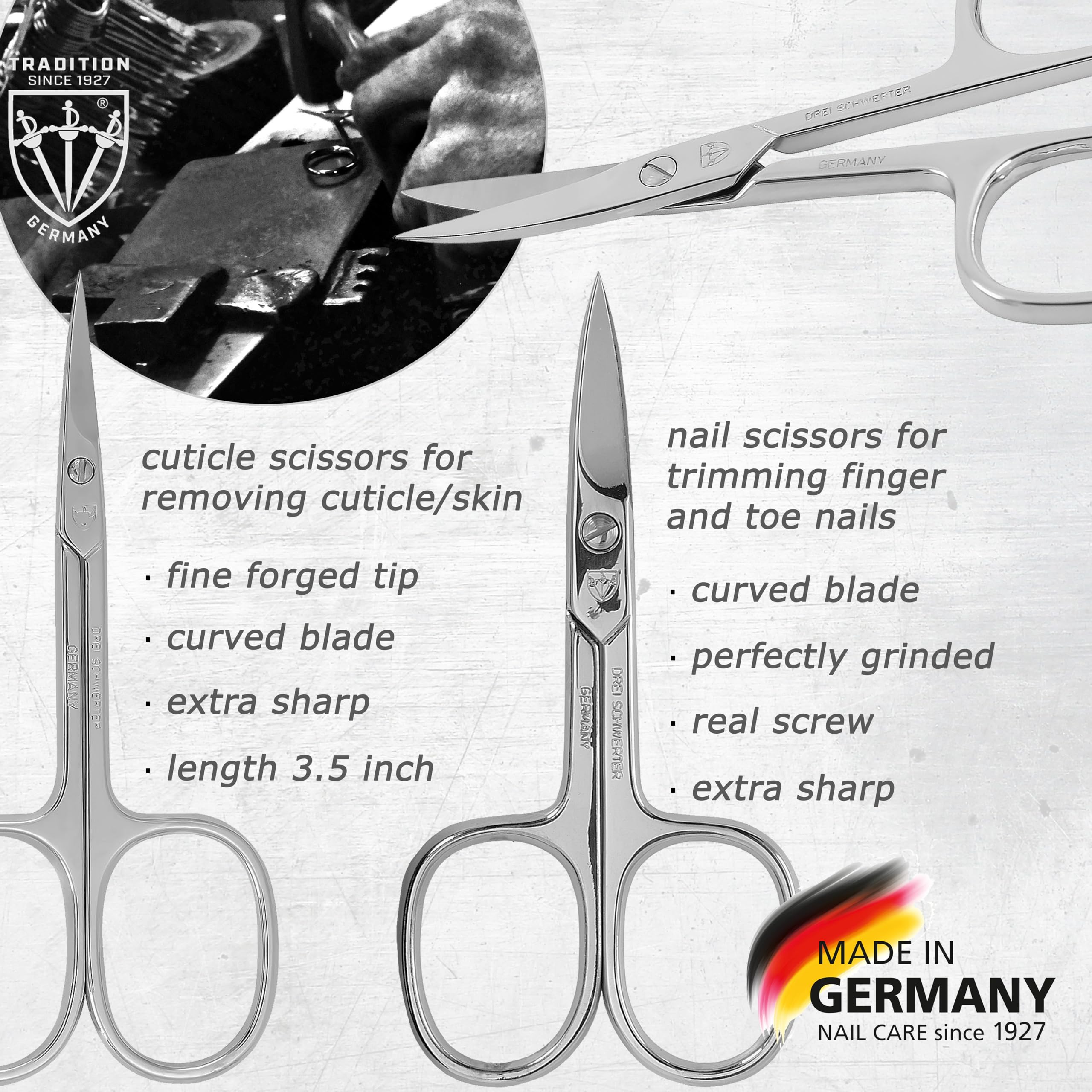 3 Swords Germany – kit de pedicura manicura (774)