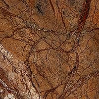 Vista 5 de Creative Co-Op - Jabonera redonda de mármol, marrón