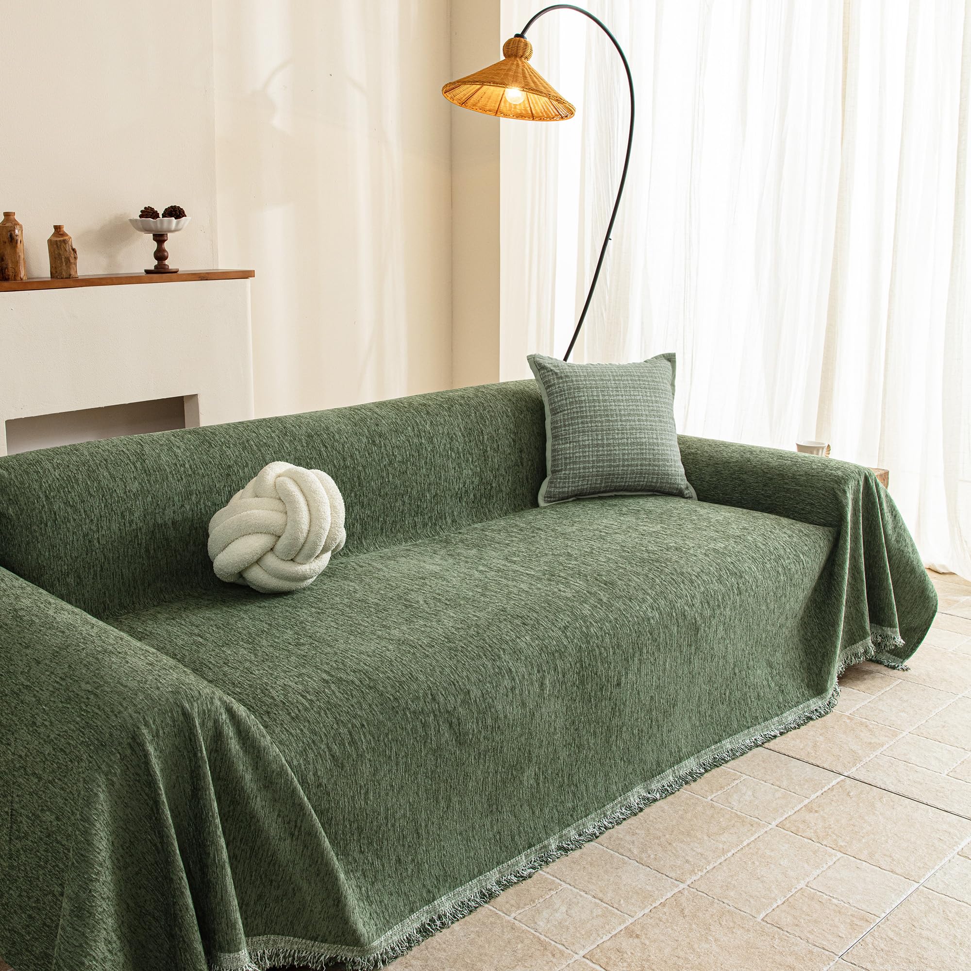 MYSKY HOME Sofa Überzug L Form Kratzschutz Sofa Katze