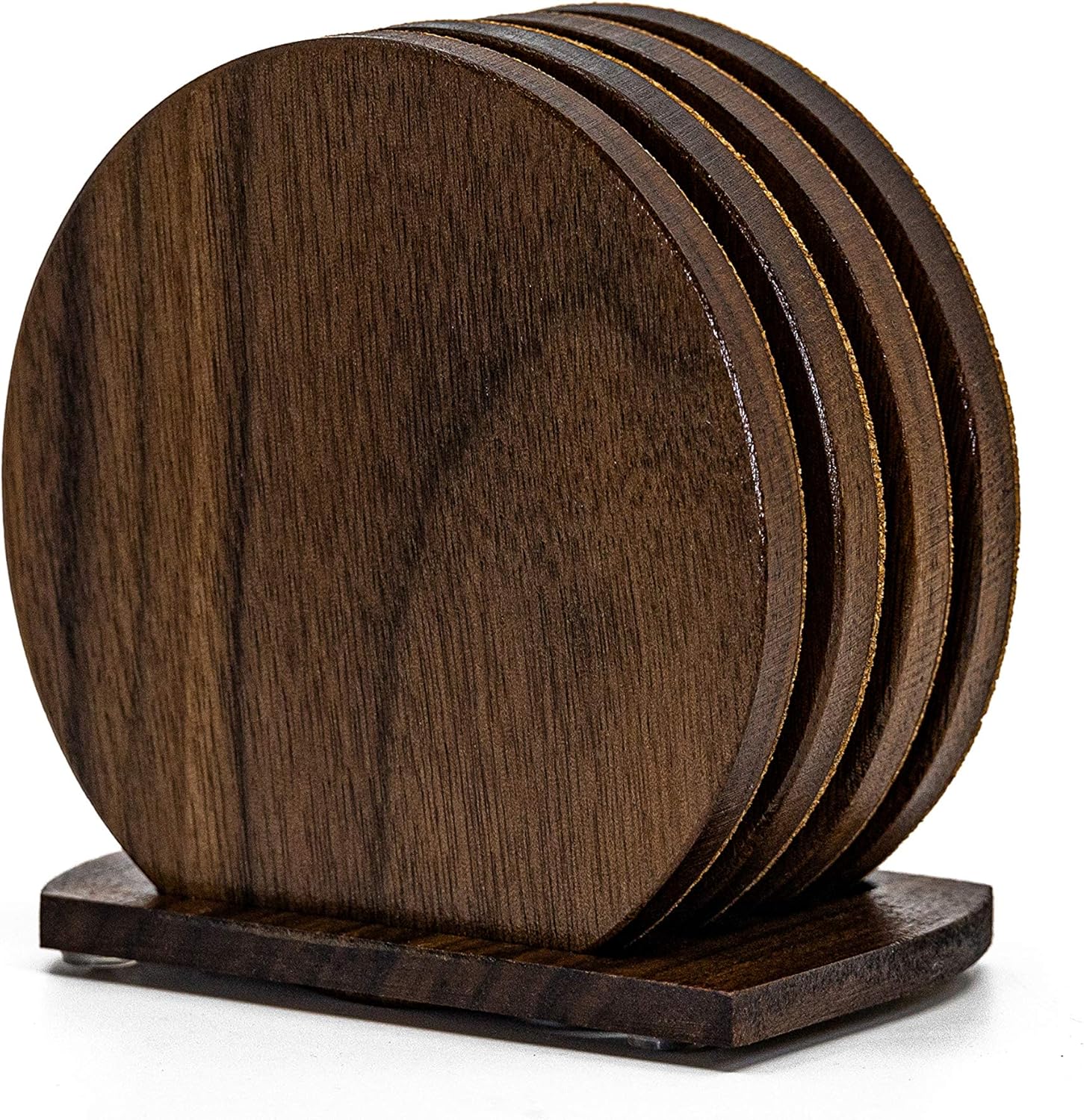 Exclusive Discount 90% Price Walnut Wood & Cork Drink Coasters with Holder – Set of 4 Reversible Natural Round Wooden Coasters & Base for Absorbent Furniture Protection for Rustic Home and Office Décor – Perfect Housewarming Gift Exclusive Discount 90% Price Walnut Wood & Cork Drink Coasters with Holder – Set of 4 Reversible Natural Round Wooden Coasters & Base for Absorbent Furniture Protection for Rustic Home and Office Décor – Perfect Housewarming Gift