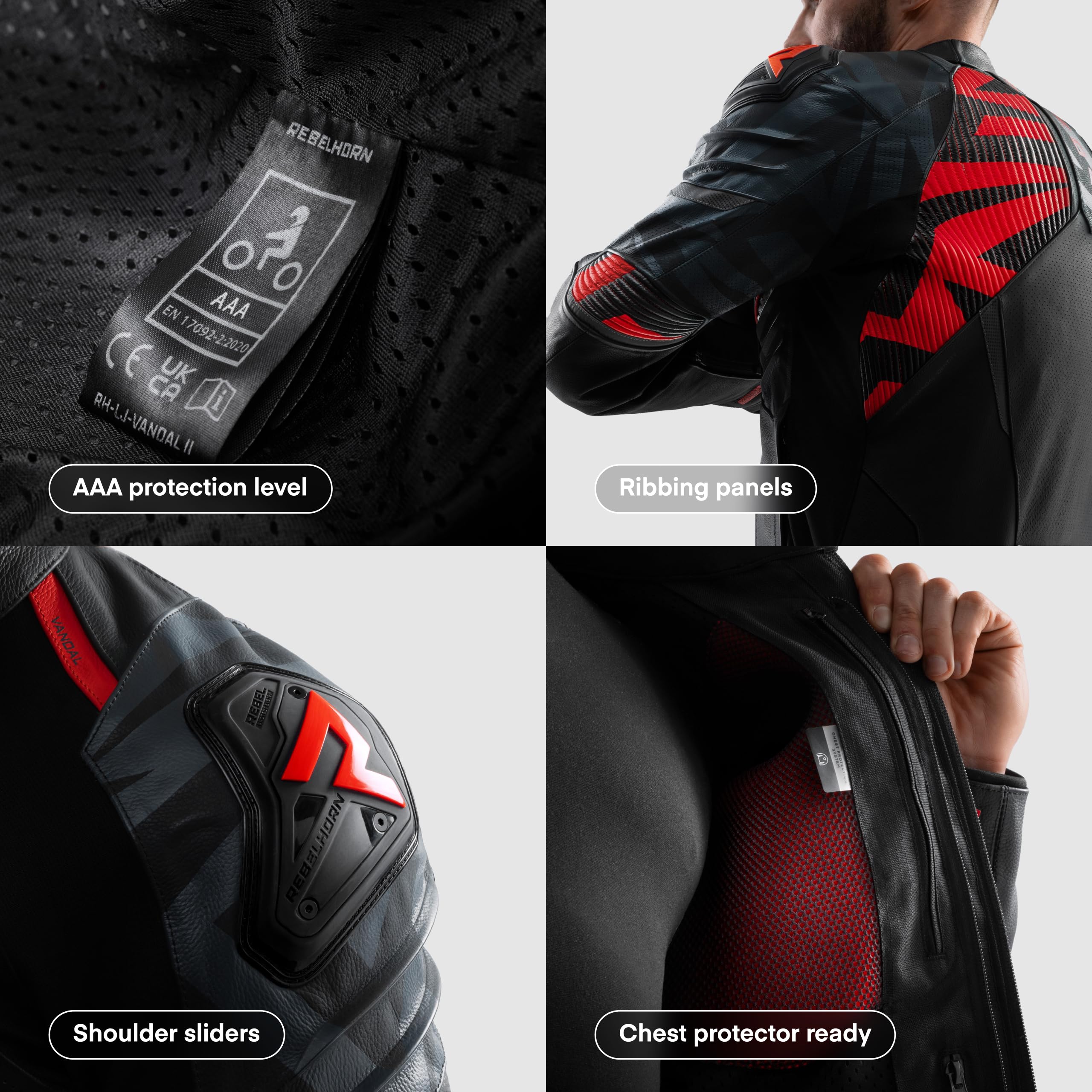 REBELHORN Vandal 2 Motorradjacke Herren