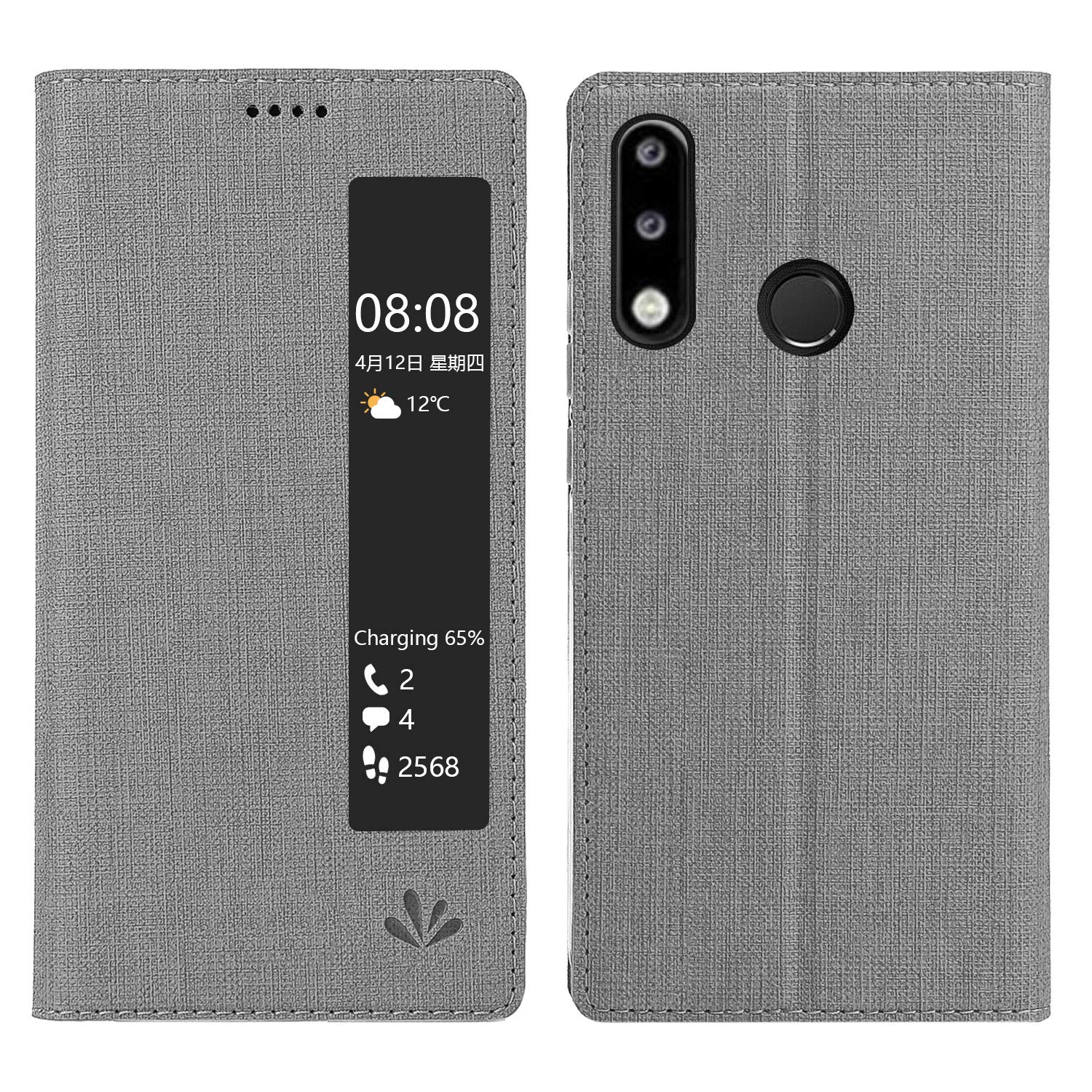 Simicoo Huawei P30 Pro Flip Leather Wallet Case Holster Stand