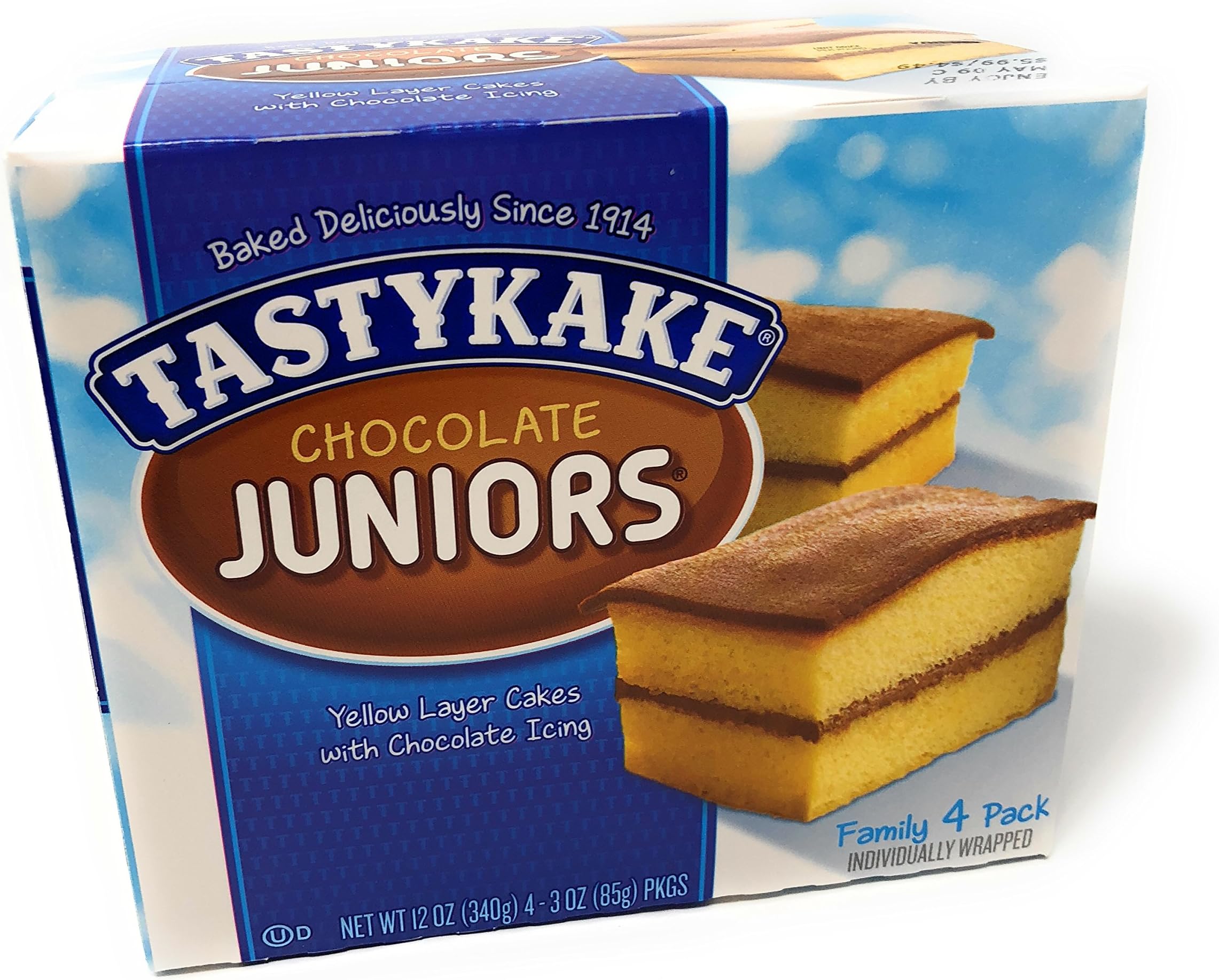 Tastykake Chocolate Juniors Family Pack 4 CT Grocery
