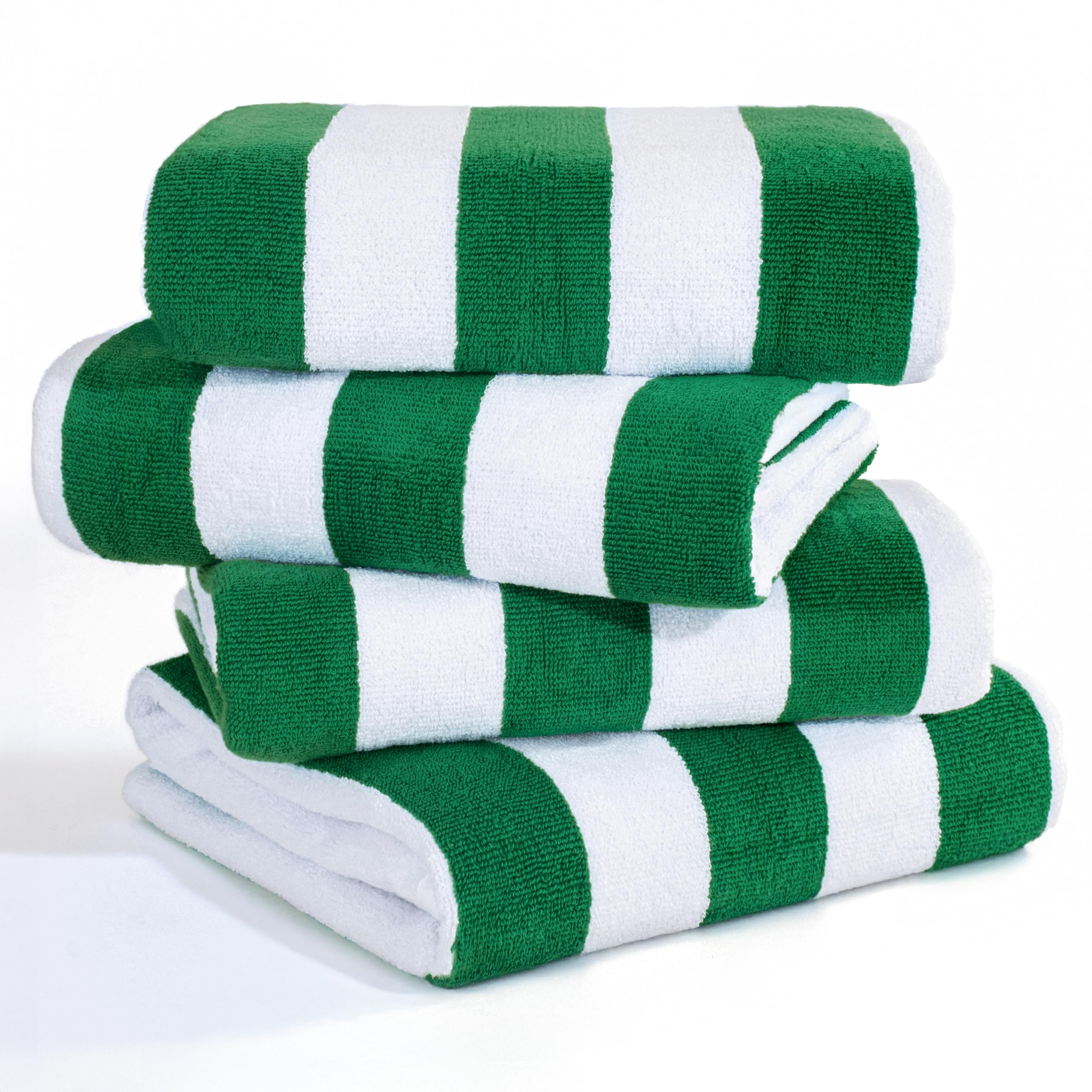 Amazon.com: American Soft Linen Cabana Striped Beach Towels, 30x60