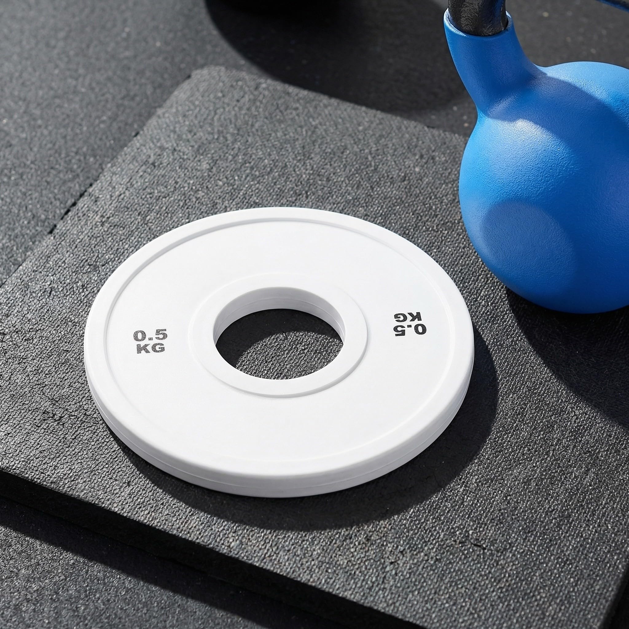 2 Piezas Discos de Pesas de Goma para Lb Orificio Estándar de 2' y Acero Resistente, Ideales para Entrenamiento en Casa y Gimnasio