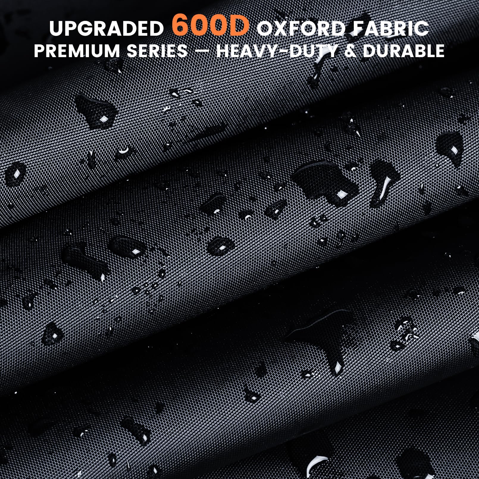 Housse de protection pour vélo imperméable et indéchirable avec trous de serrure, noir charbon