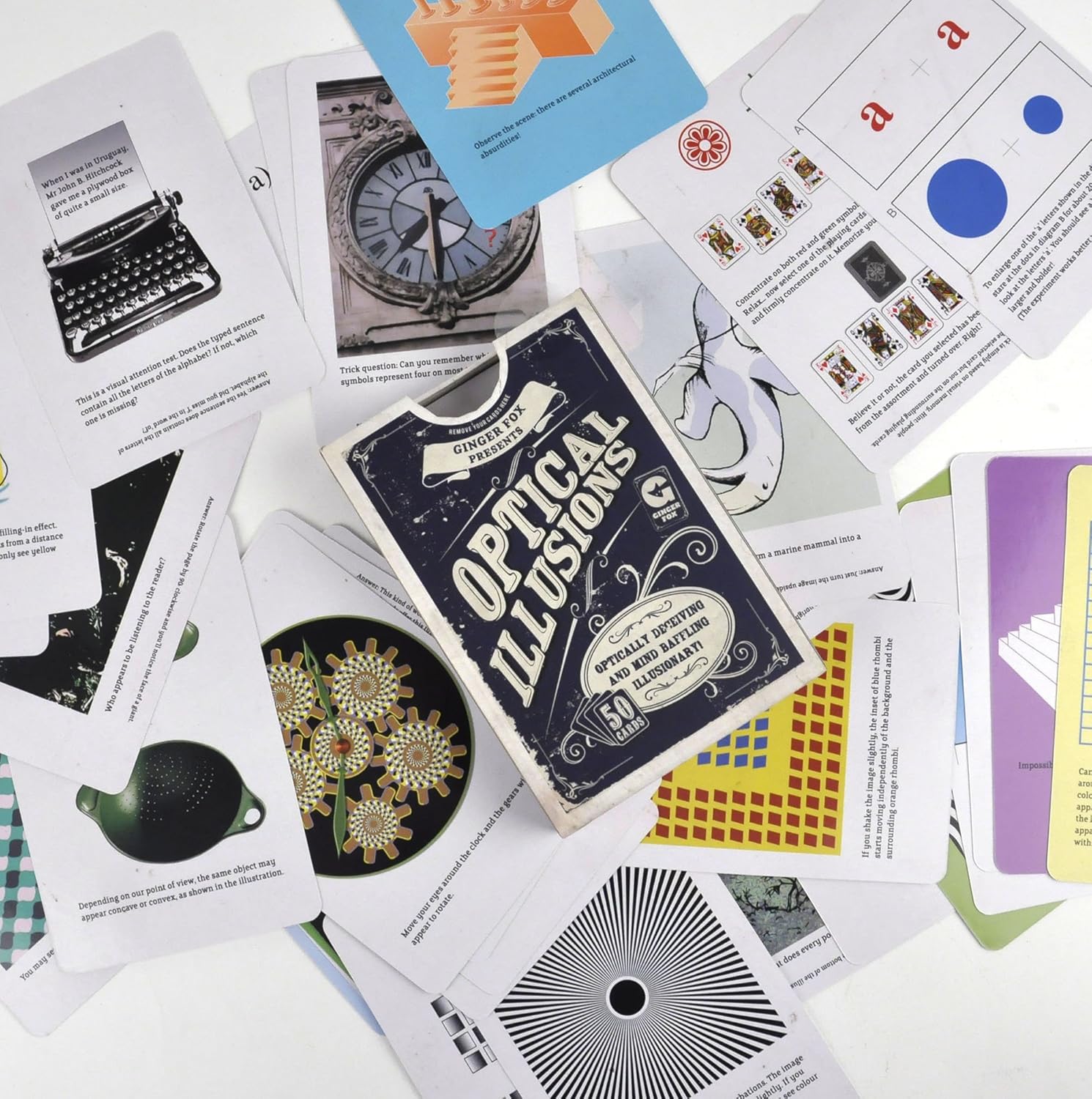 Ginger Fox Optical Illusions Card Game, Toys & Games Amazon Canada