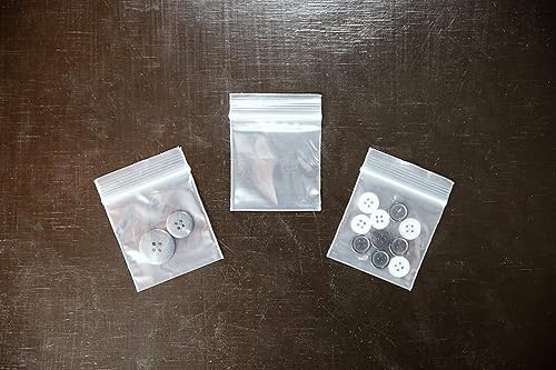 Miniatura 9 de DiRose - Bolsas de plástico transparente con cierre resellables con cremallera, resistentes, gruesas, resistentes, para organizar, viajar, enviar,