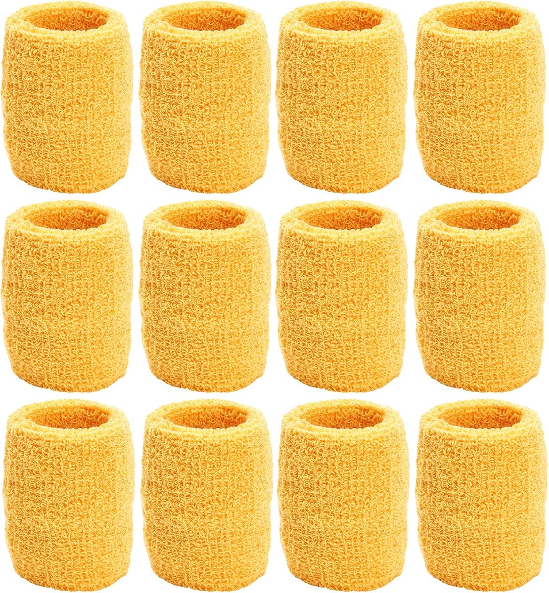 Unique Sports Wristbands / Sweatbands Pack of 12 (6 pair)