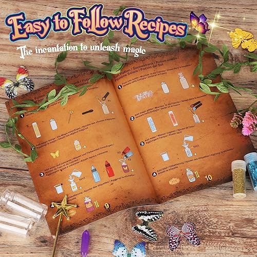 Miniatura 7 de Alritz Kit de pociones de hadas, kit de mezcla mágica, 20 botellas, regalos de Navidad, adornos, manualidades, regalos de Navidad, cumpleaños,