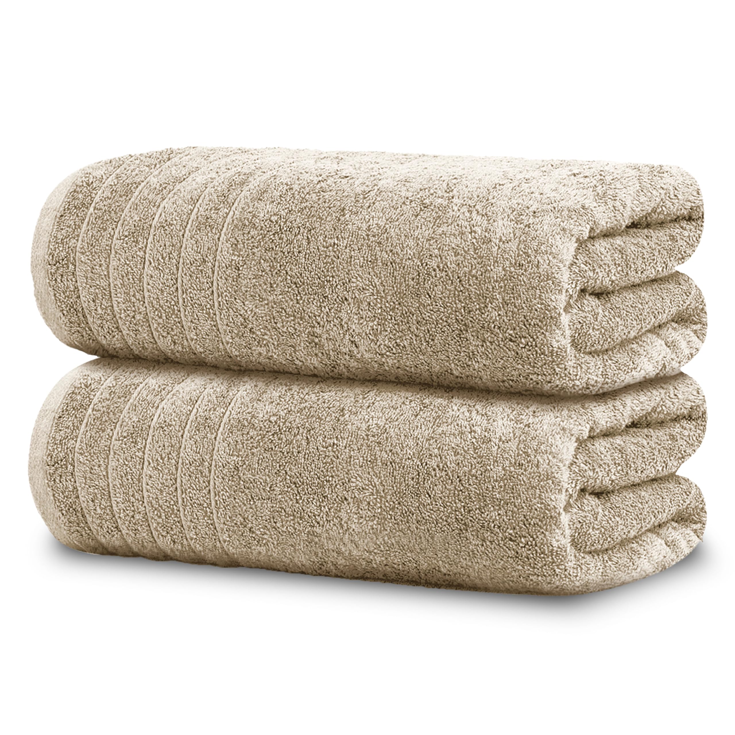 Tens Towels Pack of 2 Extra Large Bath Sheets 35 x 70 Inches, 100% Cotton, Larger & Lighter Weight, Quicker to Dry, Super Soft & Absorbent, Oversized