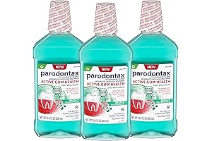 Parodontax Active Gum Health Breath Freshener Mouthwash with Periogard Oral Rinse Chlorhexidine