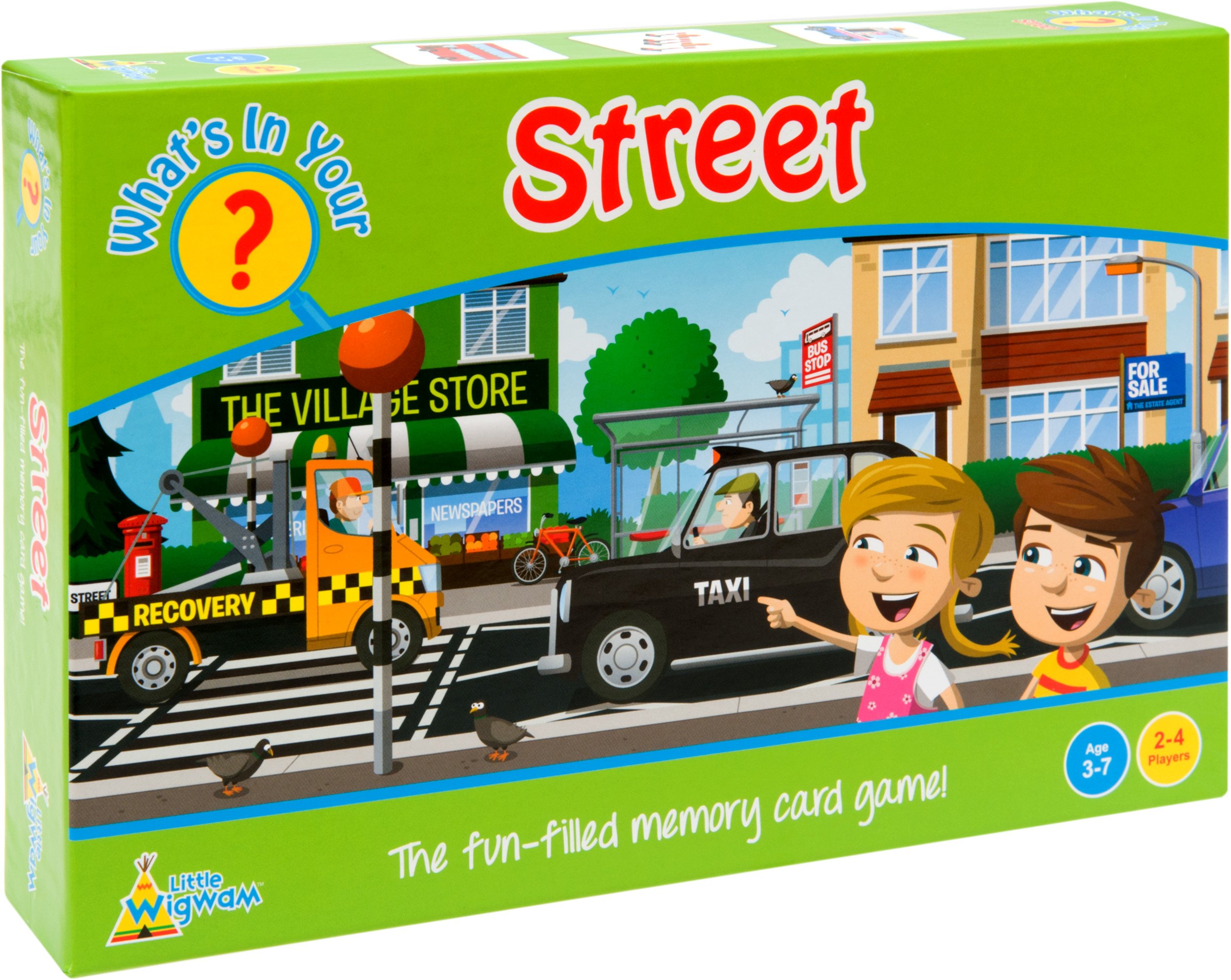 Little WigwamWhat's In Your Street? Memory Card Game