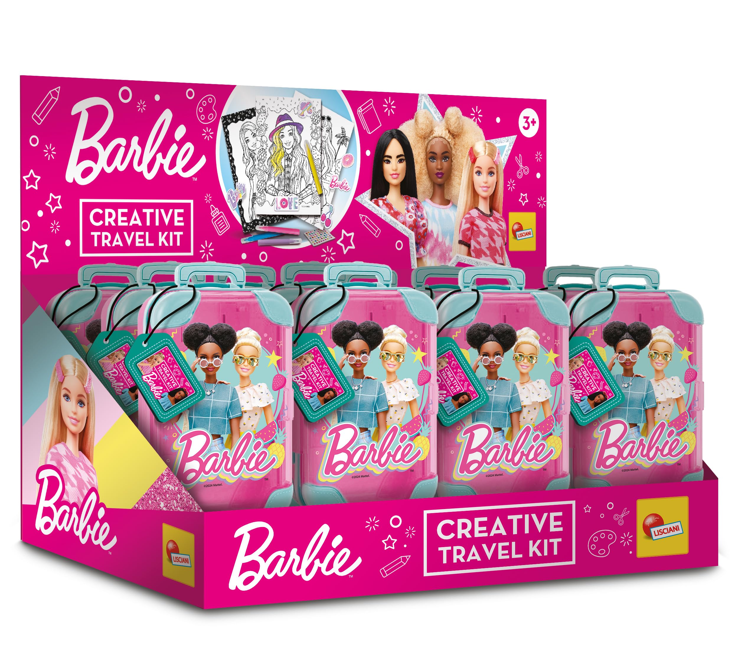 Amazon.com: Liscianigiochi 104666 Barbie Creative Travel Kit