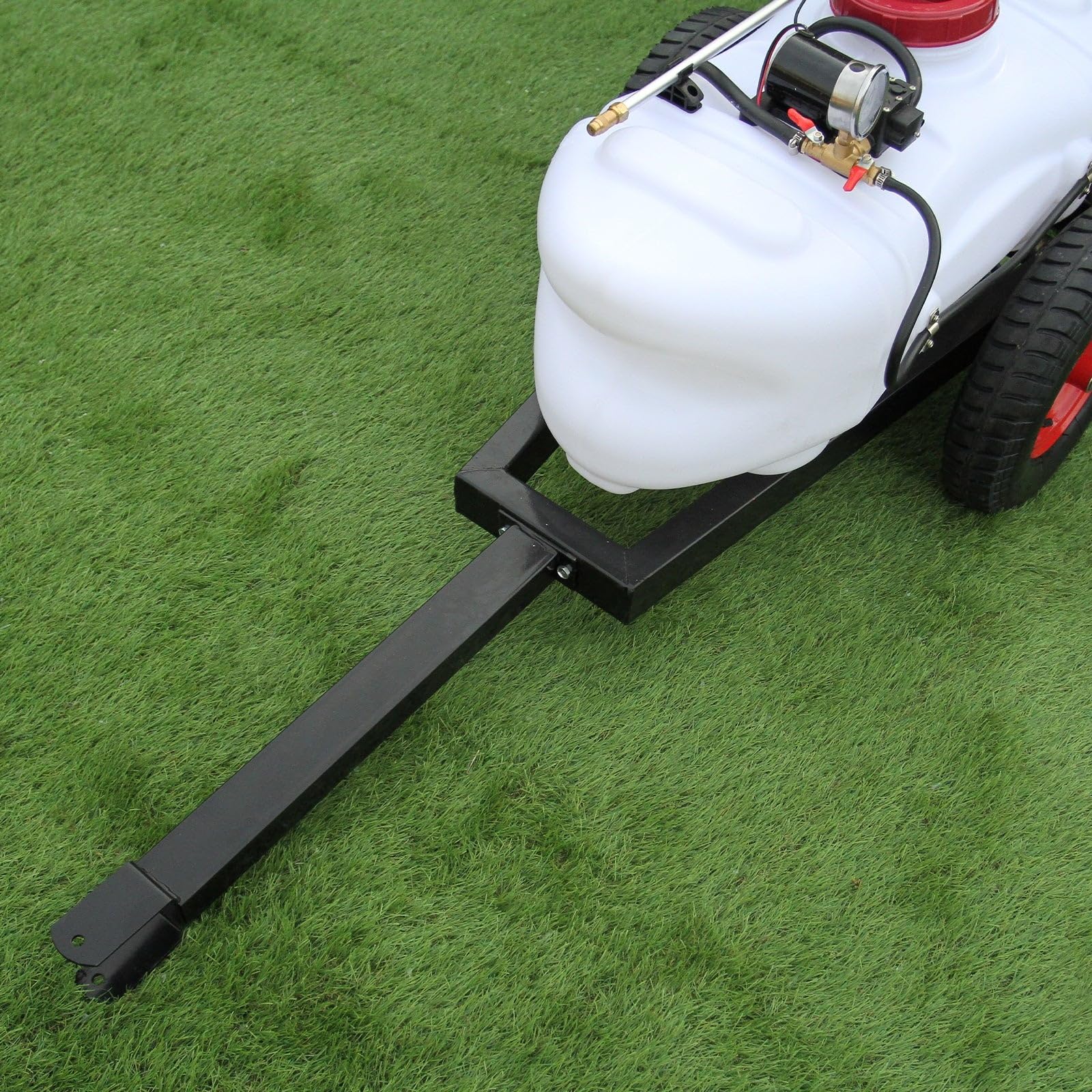 ATV opryskiwacz przyczepa 60 l wysięgnik quad elektryczny 12 V plama uprawy chwastów gospodarstwo rolnicze ręczna lanca zbiornik ogród