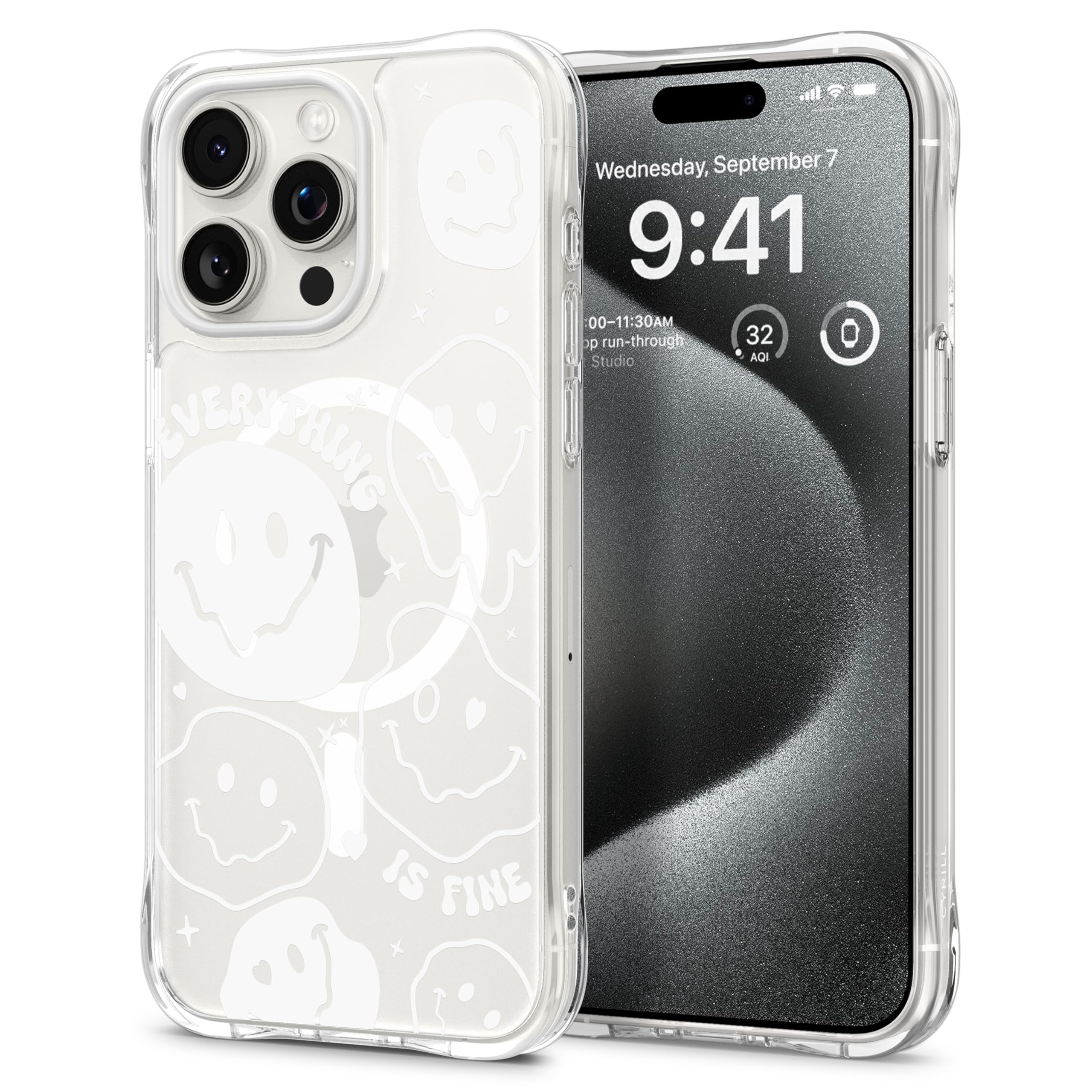 Amazon | 【CYRILL】 by Spigen iPhone 15 Pro 用 ケース MagSafe対応
