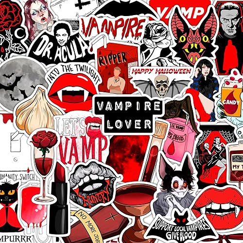 BulbaCraft 100 calcomanías de vampiro, regalos de vampiro, regalos para mujeres y hombres