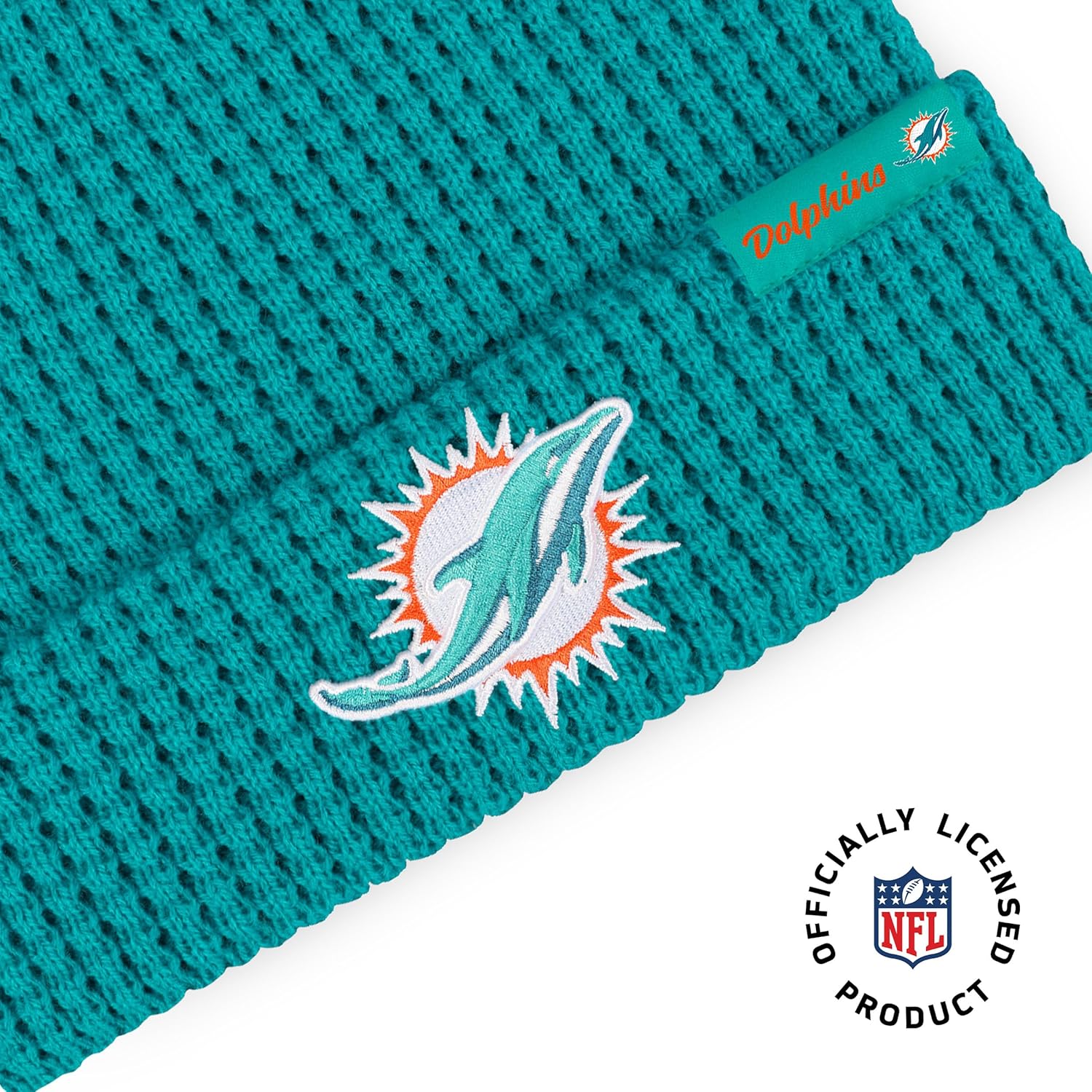 FOCO NFL Unisex-Adult NFL Team Primary Logo Waffle Beanie Hat - Image 4