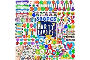 Kids Ultimate Fun Fiesta Party Pack: 300 Piece Nicknack Carnival Prizes, Goodie...