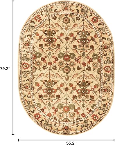 Miniatura 130 de SAFAVIEH Antiquity Collection AT51C - Alfombra de pasillo de lana tradicional oriental prémium hecha a mano, 2 pies 3 pulgadas x 8 pies