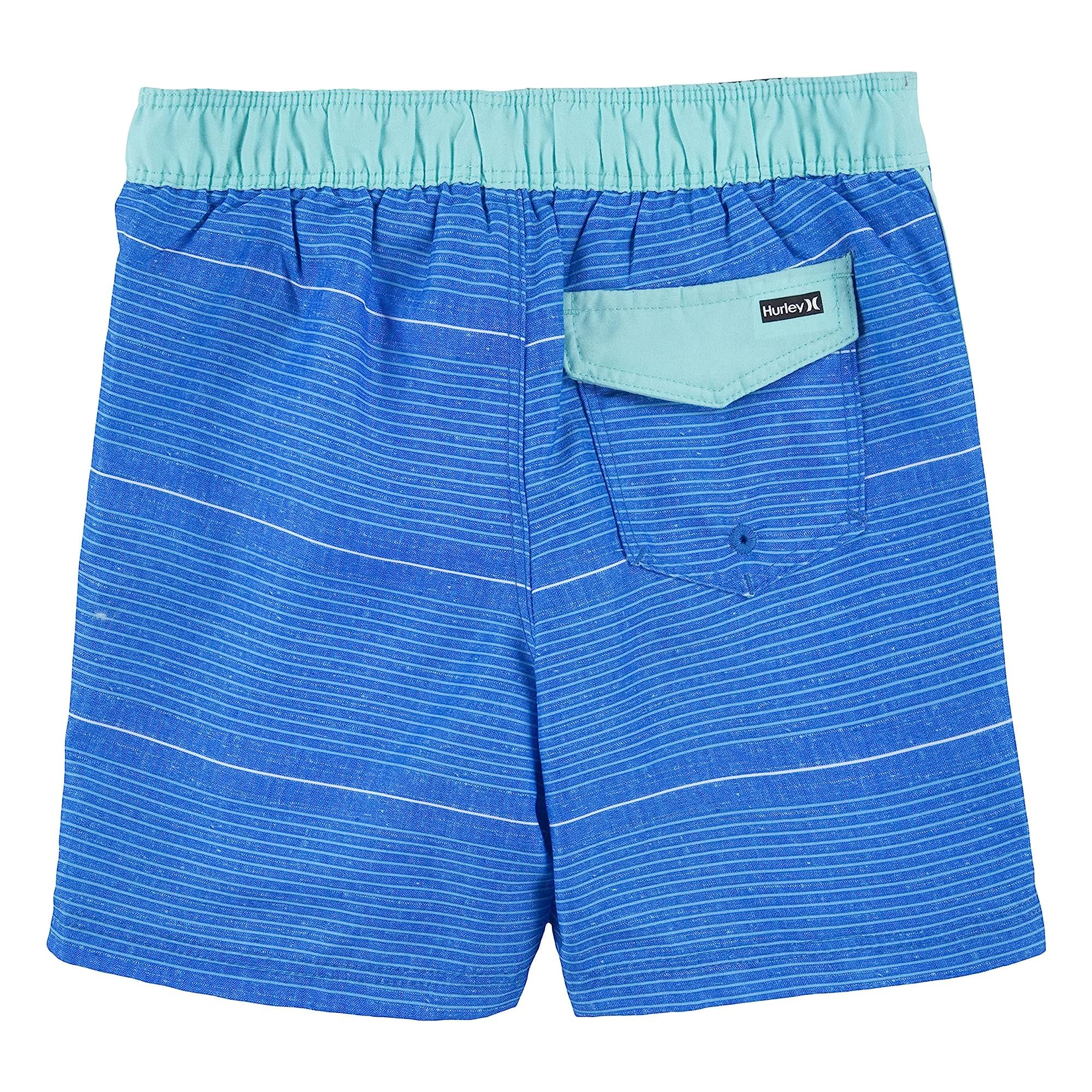 Hurley Boys' Board Shorts, Neptune Blue, 4T