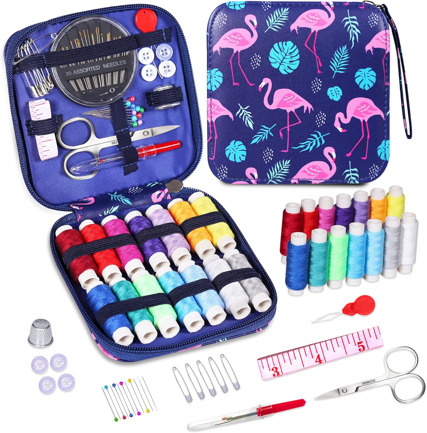 Travel Sewing Kit,Needle and Thread Kit Travel,DIY Premium Sewing