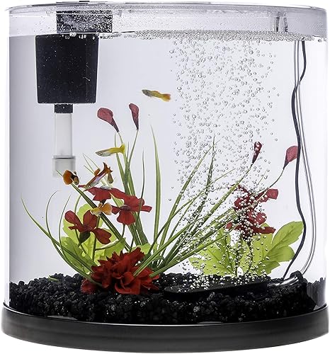 Miniatura 6 de Tetra ColorFusion Half-Moon Shape with Bubbler and Color-Changing Light Disc Aquarium Kit